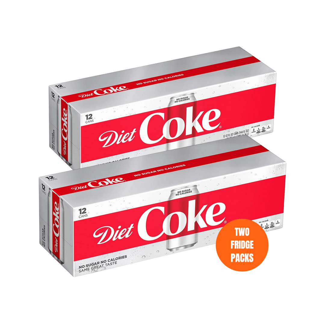 Diet Coke Small Glass Bottles 24 x 200ml