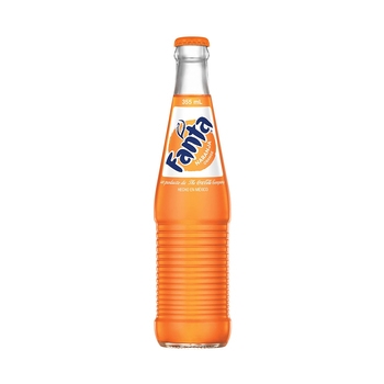 Soda, Fanta, Orange, Mexican, Glass Bottle