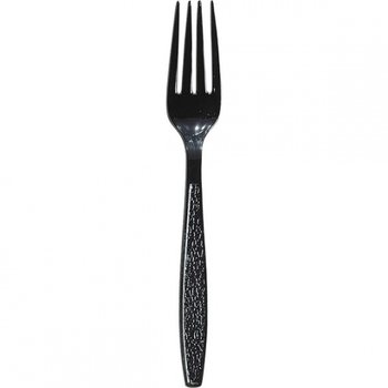 Cutlery, Fork, Extra Heavy Weight, Black, Ps, 2.5G