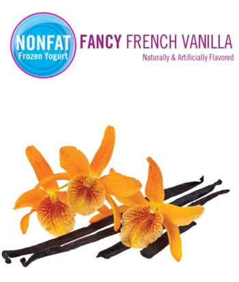 Frozen Yogurt, Low Fat Fancy French Vanilla