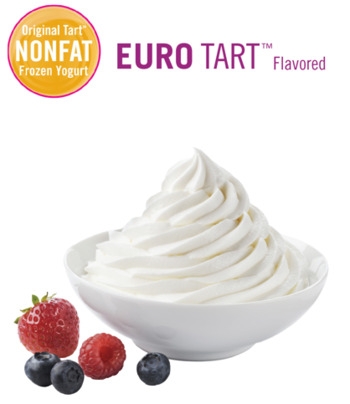 Frozen Yogurt, Non Fat Euro Tart, Original