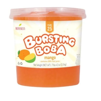 Bursting Boba, (juice Poppers), Mango (4)