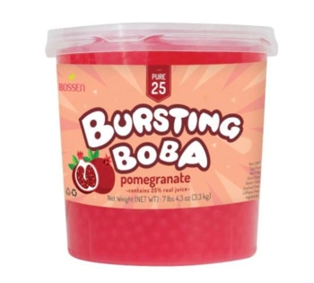 Bursting Boba, (juice Poppers), Pomegranate, Wt5310 ( 4 )