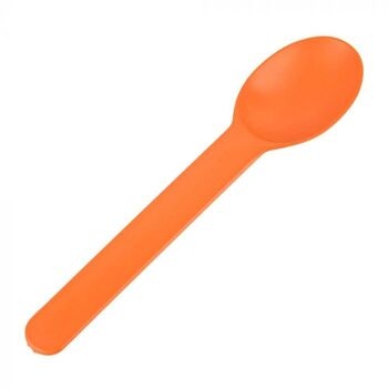Spoons, Biodegradable, Orange
