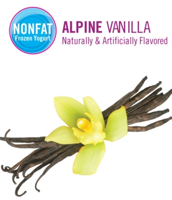 Frozen Yogurt, Non Fat Alpine Vanilla