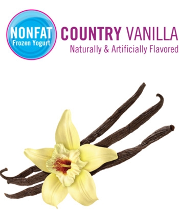 Frozen Yogurt, Non Fat Country Vanilla