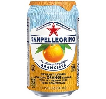 Soda, Aranciata Soda (orange), Cans, 24/11.15 Oz, 18447