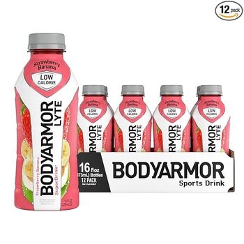 Drink, Sports, Lyte Strawberry Banana, Bottles 12/16 Oz