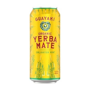 Yerba Mate, Enlighten Mint, Cans, Organic 12/15.5 Oz