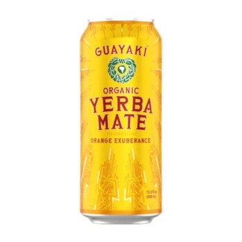 Yerba Mate, Orange Exuberance, Cans, 12/15.5 Oz