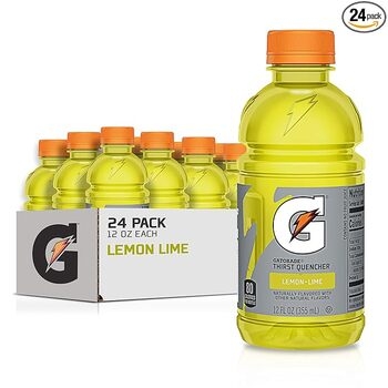 Sports Drink, Lemon Lime 24/12 Oz