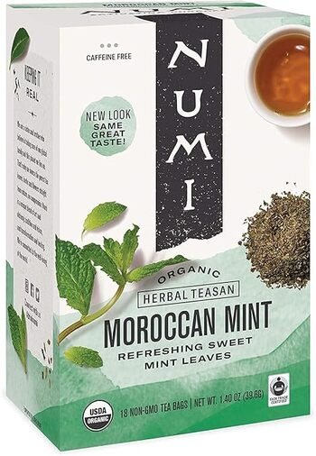 Tea Bags, Simply Mint-moroccan (herbal) 6/18 Bags