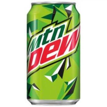 Soda, Mountain Dew 24/12 Oz