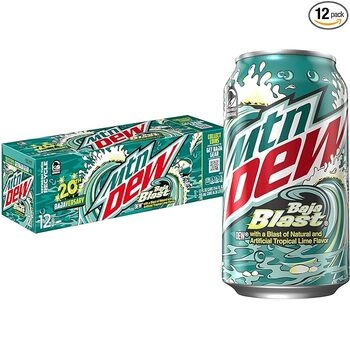 Soda, Diet Mountain Dew, 24/12 Oz