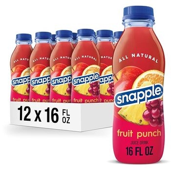 Juice Drink, Fruit Punch, Ls, Pet 12/16 Oz