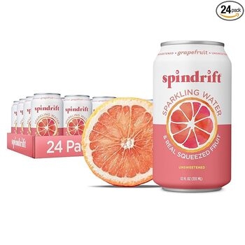 Sparkling Seltzer, Grapefruit, 29335 24/12 Oz