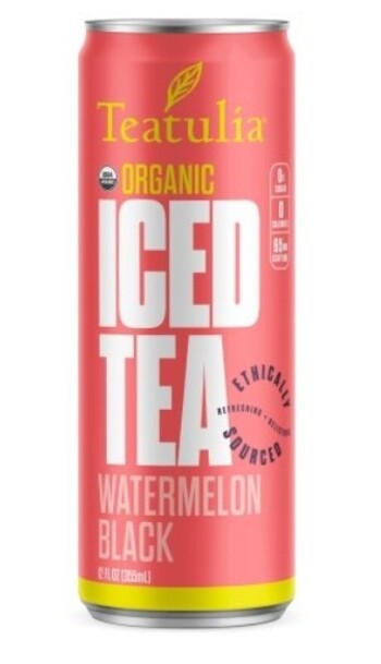 Iced Tea, Cans, Watermelon Black  Organic 12/12 Oz