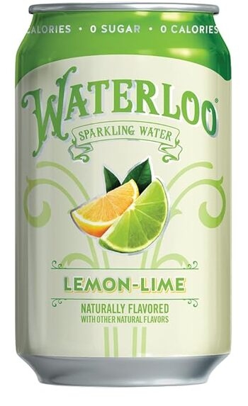 Water, Sparkling, Lemon-lime, 2/12 Pk 60496 24/12 Oz