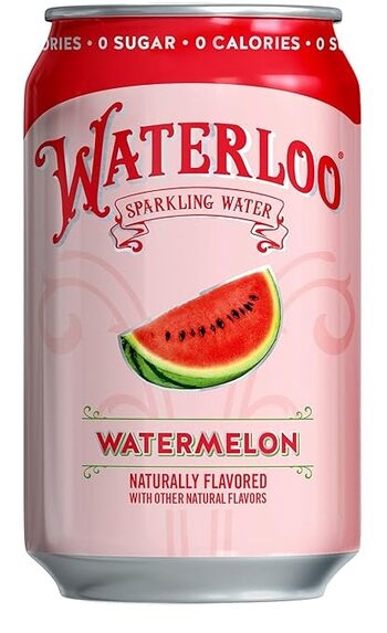 Water, Sparkling, Watermelon, Cans, 2/12 Pk 60893 24/12 Oz