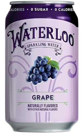 Water, Sparkling, Grape 3/8 Pk 33214 24/12 Oz