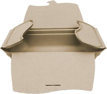 Container, Food, With Flaps, Compost-a-pak, 24 Oz Fp-sc-1-lfs, 4/50 Ct