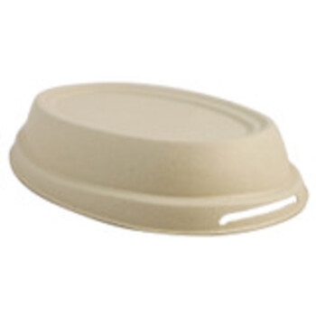 Lid, Compostable, 4 Oz Fiber Bowls, Fiber Cul-sc-u4/cul-sc-4n-lf, 1000 Ct