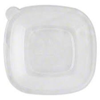 Lid, Compostable, Square, 24-48 Oz Fiber Bowls, Bql-sc-24-lf, 400 Ct