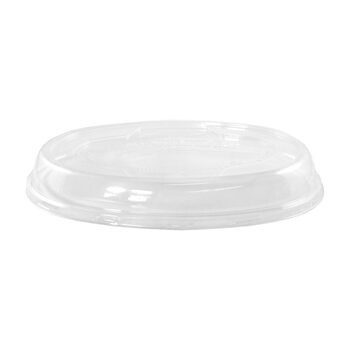 Lid, Plastic, Compostable  Pla, Burrito Bowl,  9.5x6.5x1.5, Bol-cs-ubb, 300 Ct