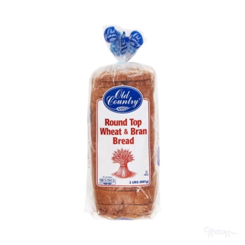 Bread, Wheat & Bran, Round Top, Sliced, Frozen, 32 Oz