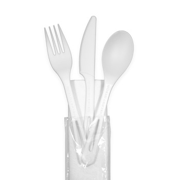 Utensils, Combo (knife, Fork, Spoon, Napkin) , Tpla, Wrapped - 200f, As-ps-tn, 250 Ct