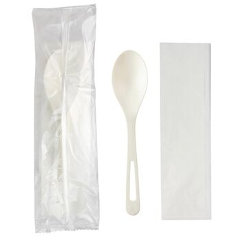 Spoon/ Napkin Kit 6 In Tpla, As-ps-sn, 500 Ct