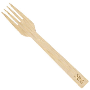 Utensils, Forks, Bamboo Cutlery, 6.7 In Forks Fo-bb-67, 2000 Ct