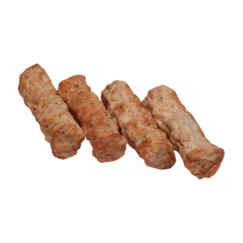 Sausage, Pork, Links, Cooked, 0.8 Oz Frozen, 10 Lb - 111957