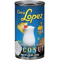 Coconut, Cream, Coco Lopez
