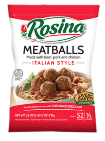 Meatball, Italian, All Beef, Romano, IQF, 1 oz