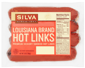 Sausage, Louisiana, Hot, 6", 4 oz