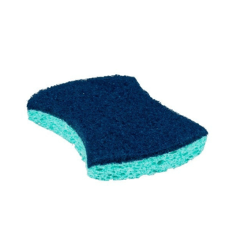 Sponge, Scour Pad, Blue, 2.8" x 4.5"