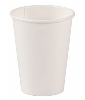 Cup, Hot, Paper, White, 12 oz