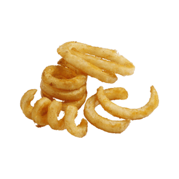 Potato, French Fries, Loops, Battered, Seasoned
