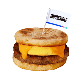 Plant-Based, Sausage, Impossible Breakfast Patty, Cooked, 1.6 oz