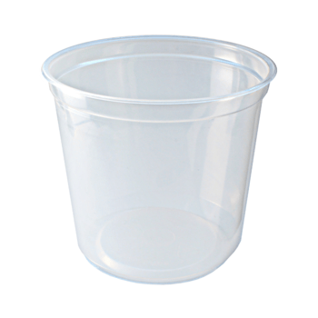 Container, Plastic, Round, Deli, Clear, 24 oz