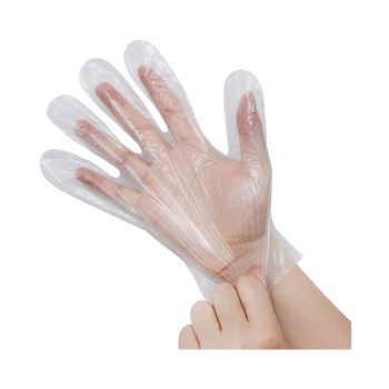 Gloves, Poly, Clear, Small