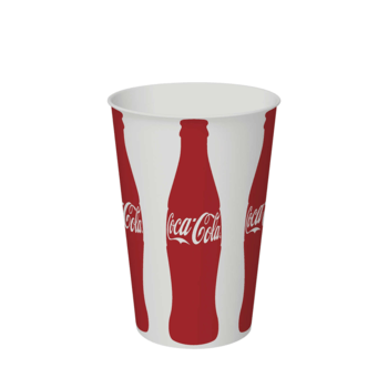 Cup, Paper, Cold, Coke Logo, DMT20, 20 oz