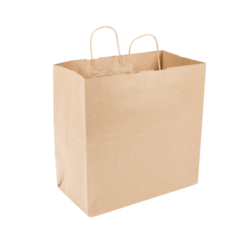Bag, Paper, Shopping, w/ Handle, 13"X7"X13"