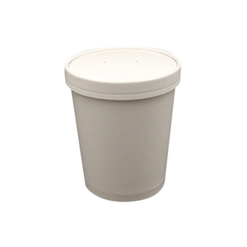 Container, Combo, Paper, Soup, White, 32 oz