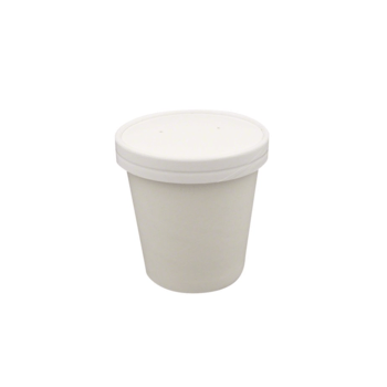 Container, Combo, Paper, Soup, White, 12 oz
