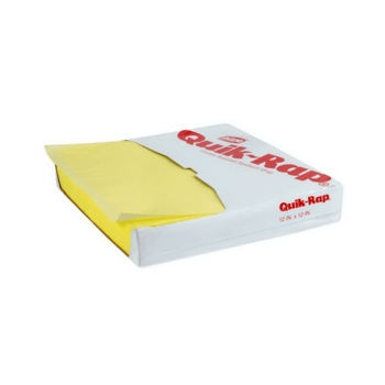 Paper, Sandwich, Grease Resist, Yellow, 12X12"
