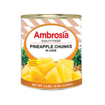 Pineapple, Chunks, Natural Juice