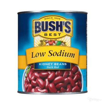 Beans, Kidney, Dark Red, Low Sodium