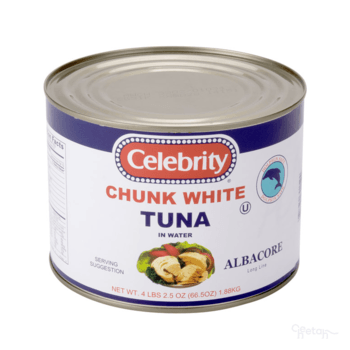 Tuna, White, Chunk, Albacore, In Water